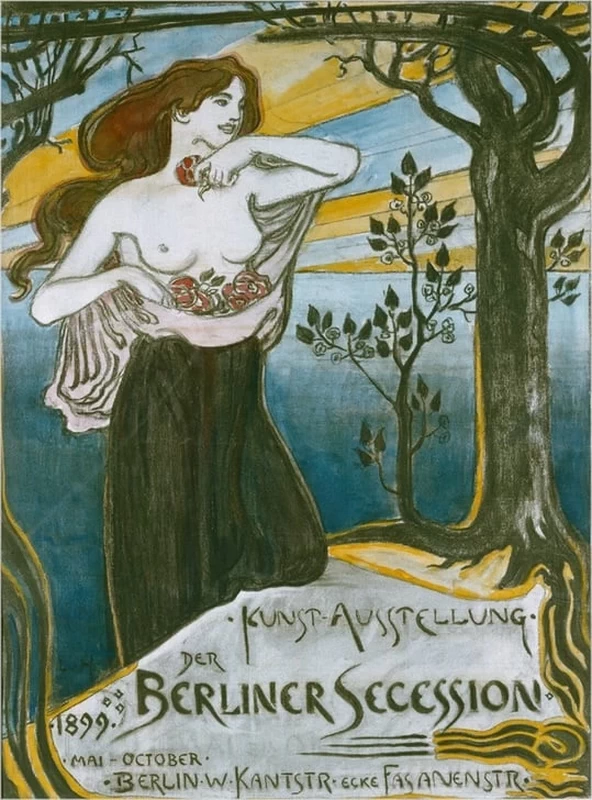 Poster Secessione di Berlino 1899